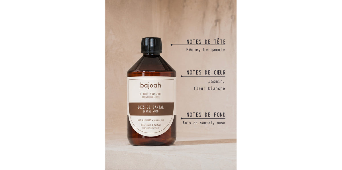 Liquide Vaisselle Bois de Santal — Dégraissant & Parfumé