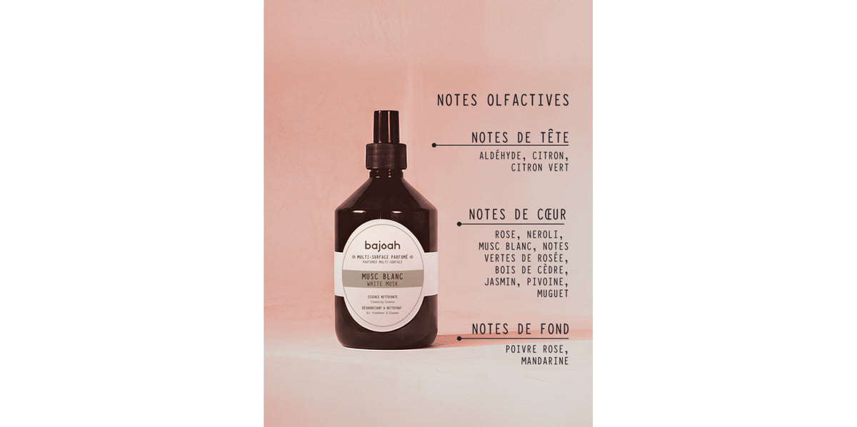MULTI-SURFACE MUSC BLANC – NETTOYANT & PARFUMÉ