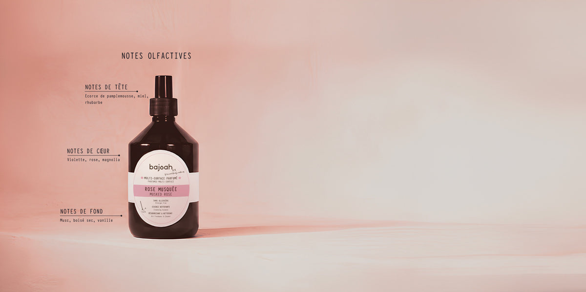 MULTI-SURFACE ROSE MUSQUÉE – NETTOYANT & PARFUMÉ