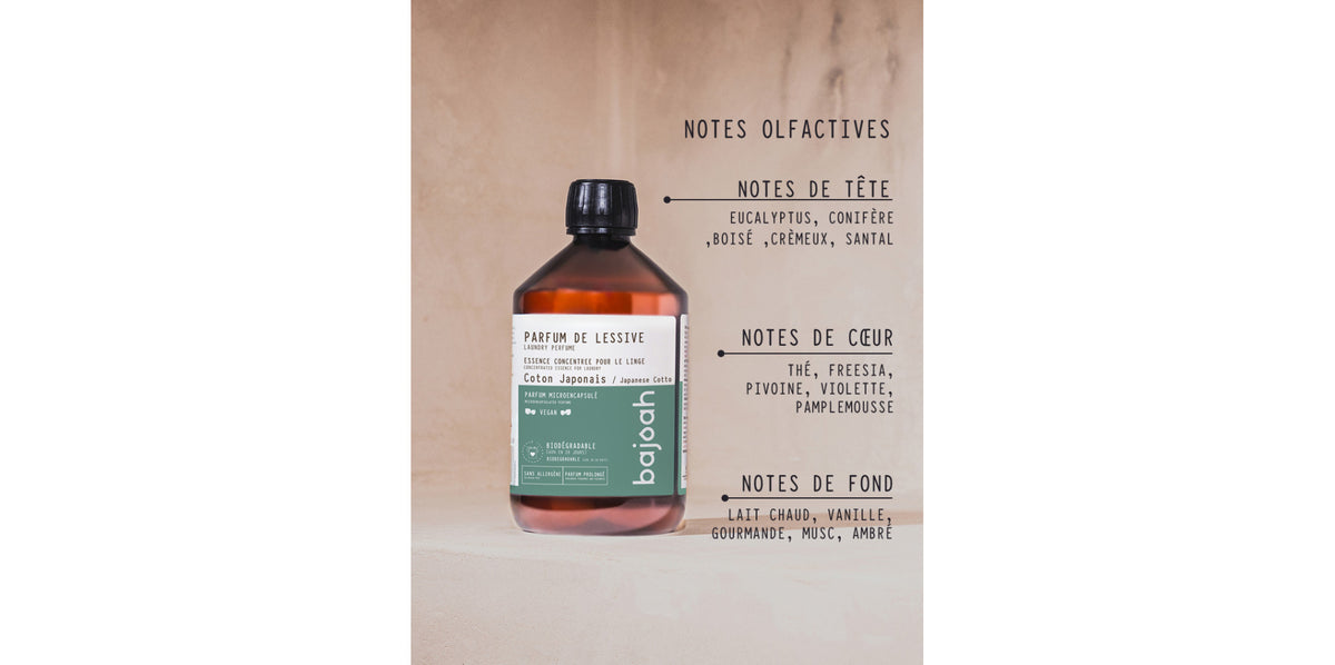 Parfum de lessive Coton Japonais – Bajoah